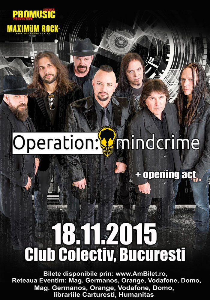 Setlistul formatiei Operation:Mindcrime va include hituri Queensryche si o prestatie integrala a celui mai iubit album al trupei